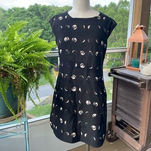 Moon Phases Dress - A line neck line, good length and amazing quality w/ pockets